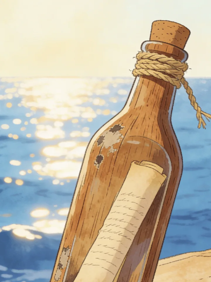 漂流瓶 形象图