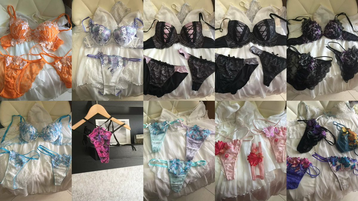 日系原味內衣褲！全部都只有一件！！ 附上穿拍照、如需穿拍影片+300 如需自慰+1000 香港、台灣、新加坡、馬來西亞都可以運喲 每件都超美！值得抱著睡覺看片！｜媒体1